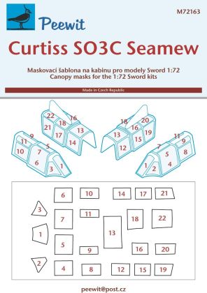 1:72 Curtiss SO3C Seamew (designed to be used with Sword kits)