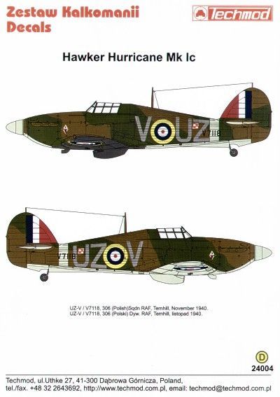 1:24 H.Hurricane Mk.Ic