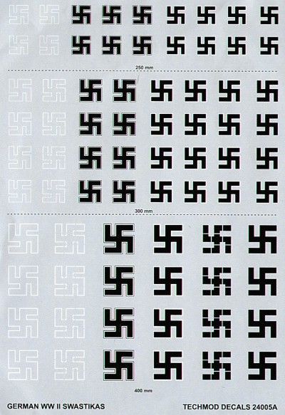 1:24 German WWII Swastikas