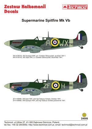 1:24 Supermarine Spitfire Mk Vb
