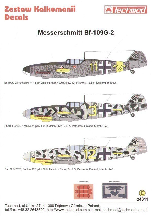 1:24 Messerschmitt Bf-109G-2