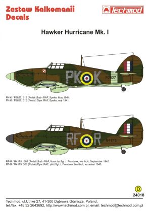 1:24 Hawker Hurricane Mk.Ic