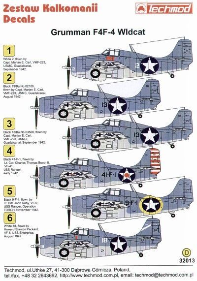1:32 F4F-4 Wildcat