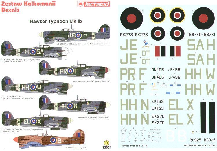 1:32 Hawker Typhoon Mk Ib