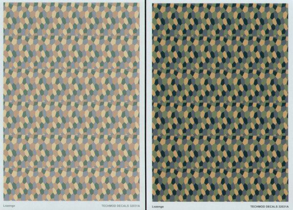 1:32 Lozenge (4 colours)