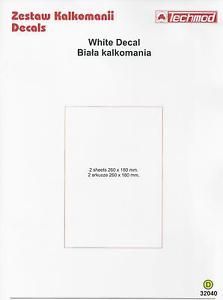 1:32 White Decal