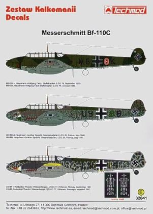 1:32 Bf 110C