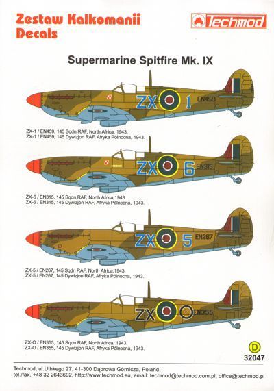 1:32 Supermarine Spitfire Mk.IXc