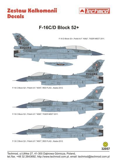 1:32 Lockheed-Martin F-16C/F-16D Block 52+