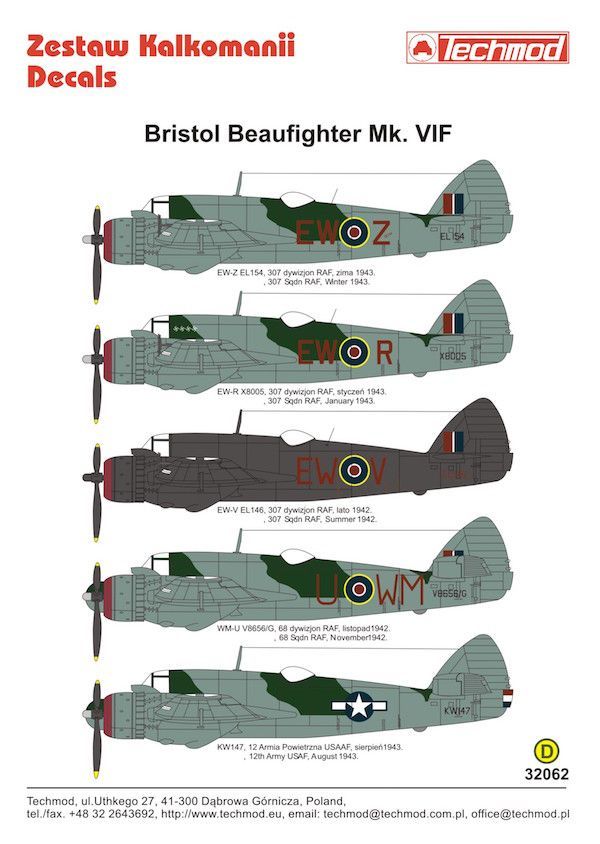 1:32 Bristol Beaufighter Mk.VIF