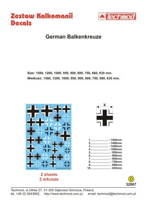 1:32 German Balkenkreuze