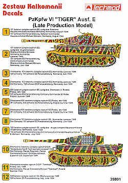 1:35 PzKpfw VI Tiger I Ausf.E (late)