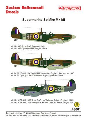 1:48 Spitfire Mk.I/Mk.IIB
