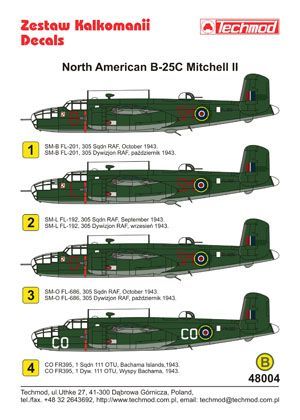 1:48 North-American B-25C Mitchell II