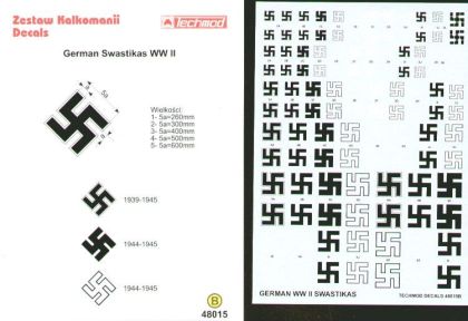 1:48 German WWII Swastikas