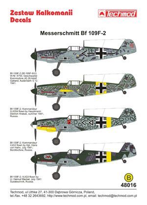 1:48 Messerschmitt Bf 109F-2