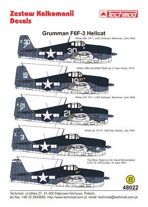 1:48 Grumman F6F-3 Hellcat