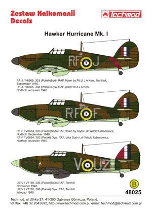1:48 Hawker Hurricane Mk I