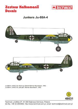 1:48 Junkers Ju 88A-4