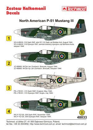 1:48 North American P-51 Mustang III