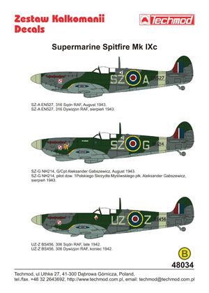 1:48 Supermarine Spitfire Mk.IX