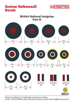 1:48 British National Insignias III