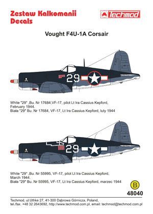 1:48 Vought F4U-1A Corsair