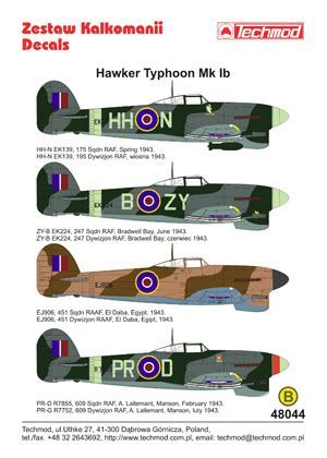 1:48 Hawker Typhoon IB