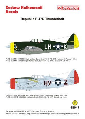 1:48 Republic P-47D Thunderbolt