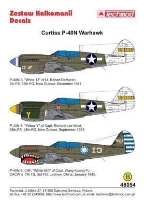 1:48 Curtiss P-40N-5 Warhawk