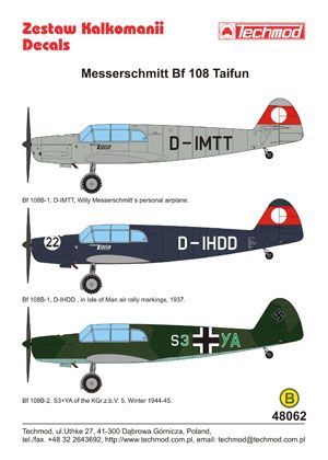 1:48 Messerschmitt Bf 108 Taifun