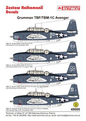 1:48 Grumman TBM-1C Avenger