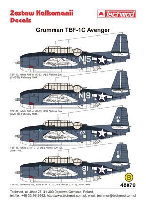1:48 Grumman TBF-1C Avenger