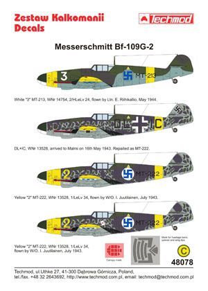 1:48 Messerschmitt Bf 109G-2