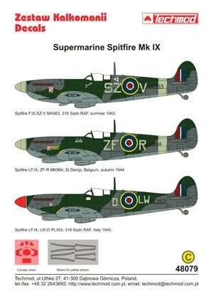 1:48 Supermarine Spitfire IX
