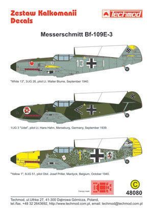 1:48 Messerschmitt Bf 109E-3