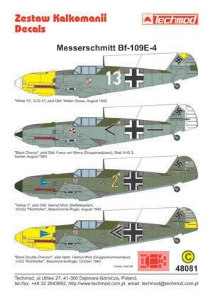 1:48 Messerschmitt Bf 109E-4