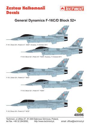 1:48 General Dynamics F-16C/D Block 52+