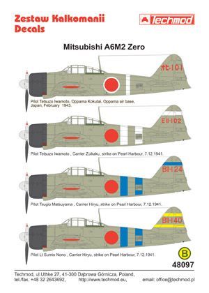 1:48 Mitsubishi A6M2 Zero