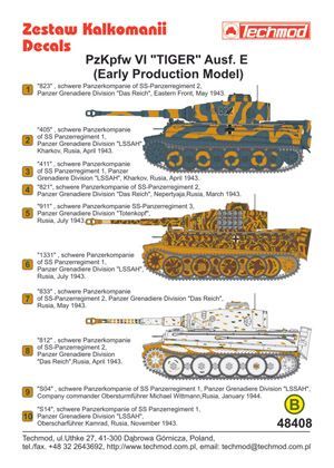 1:48 Pz.Kpfw.VI Tiger Ausf.E (Early Production Model)