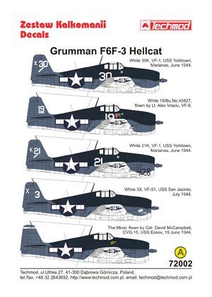 1:72 Grumman F6F-3 Hellcat