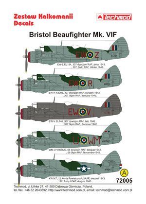 1:72 Bristol Beaufighter VI