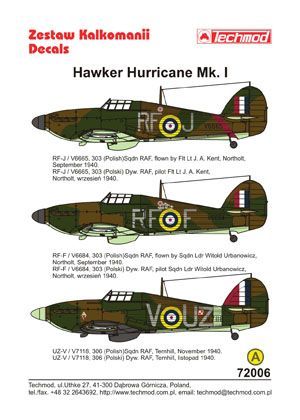 1:72 Hawker Hurricane Mk I
