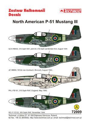 1:72 North American P-51 Mustang III