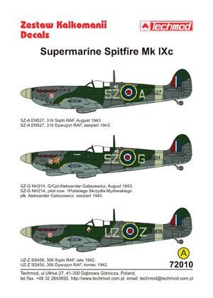 1:72 Supermarine Spitfire Mk.IX