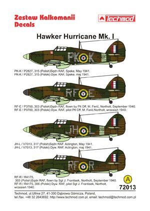 1:72 Hawker Hurricane Mk I