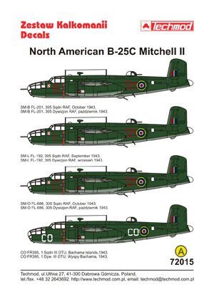1:72 North American B-25C Mitchell II