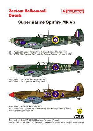 1:72 Supermarine Spitfire Mk VB
