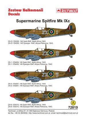 1:72 Supermarine Spitfire Mk.IX