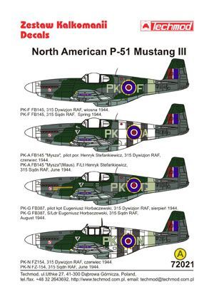 1:72 North American P-51 Mustang III